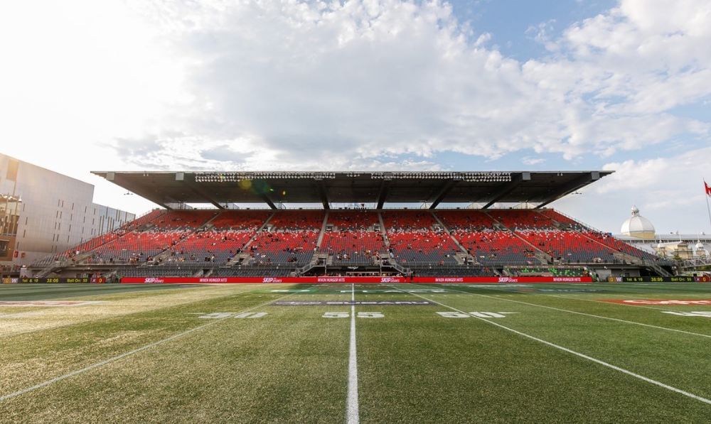 Image of the North Stands at The Stadium at TD Place